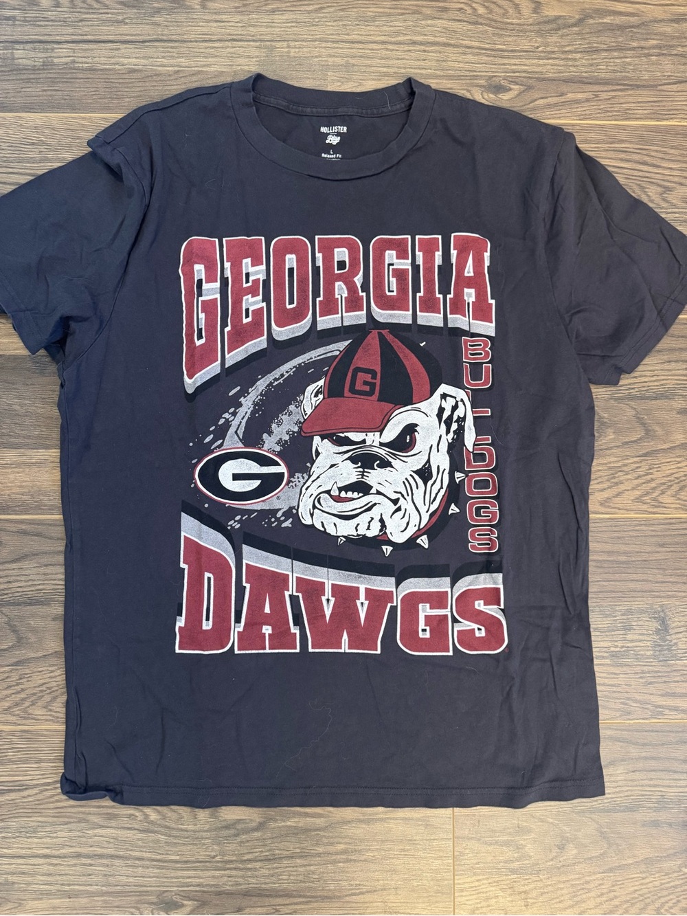 Hollister University of Georgia Bulldogs Graphia T-Shirt